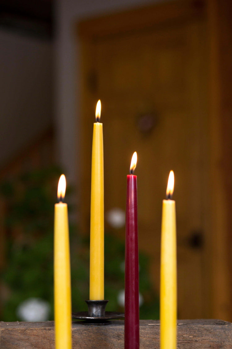 Beeswax Tapers - Bluecorn Candles