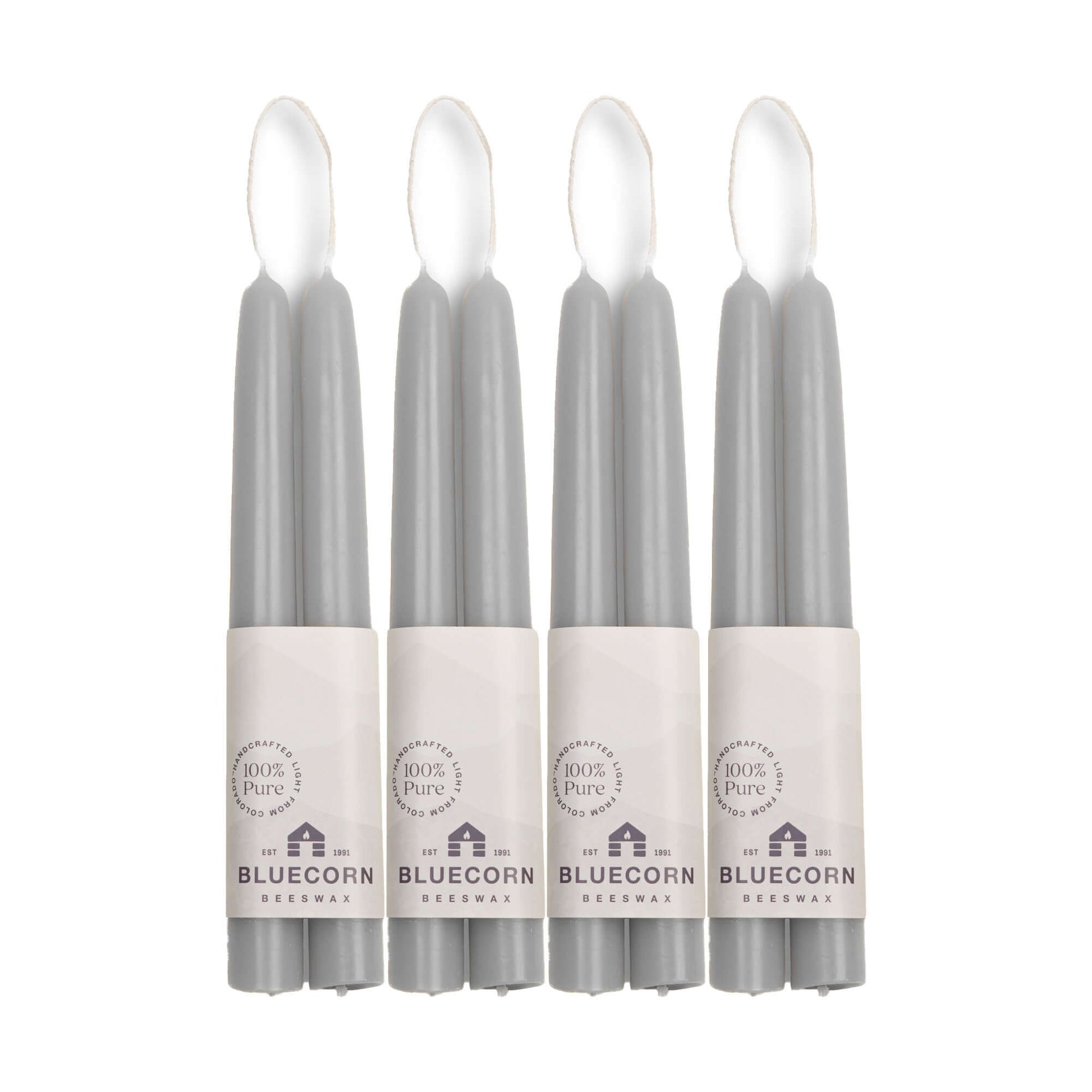 discount light grey candles taper candles bluecorn beeswax candles