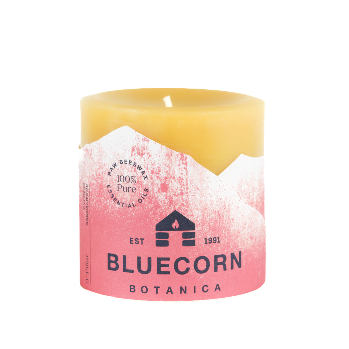 Clearance - Botanica Beeswax - Pillar Candle