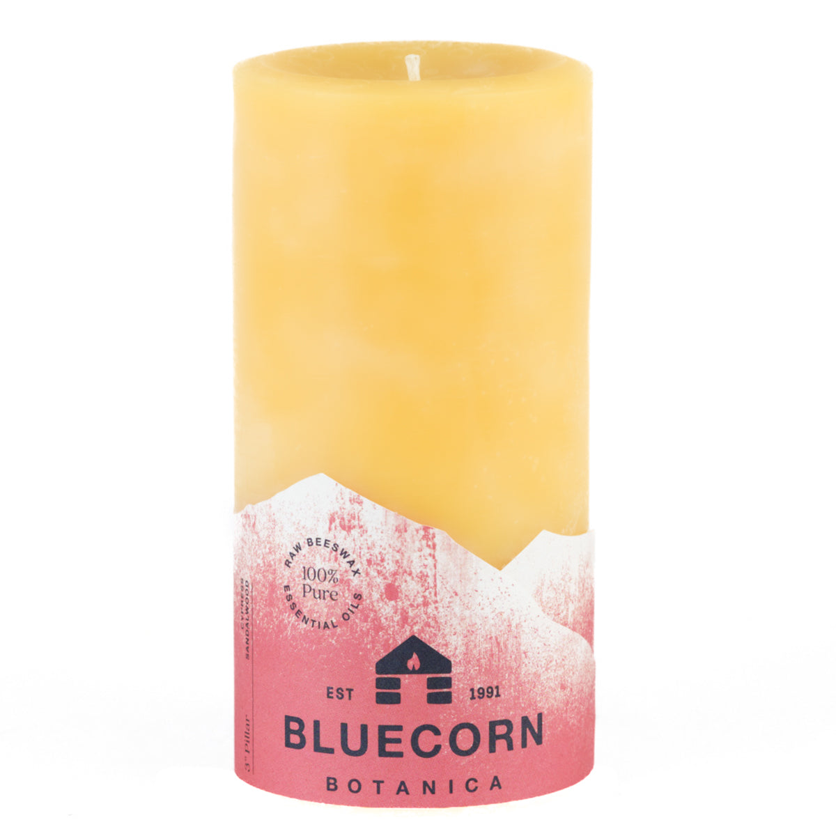 Clearance - Botanica Beeswax - Pillar Candle