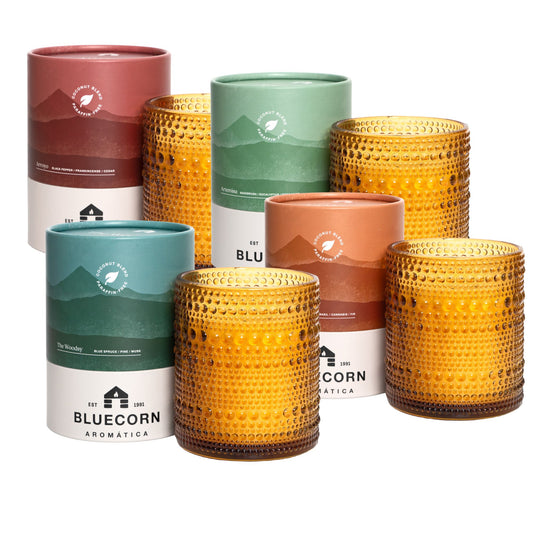 discount bulk scented candle bundle bluecorn candles handmade in usa western scents - candle gift set