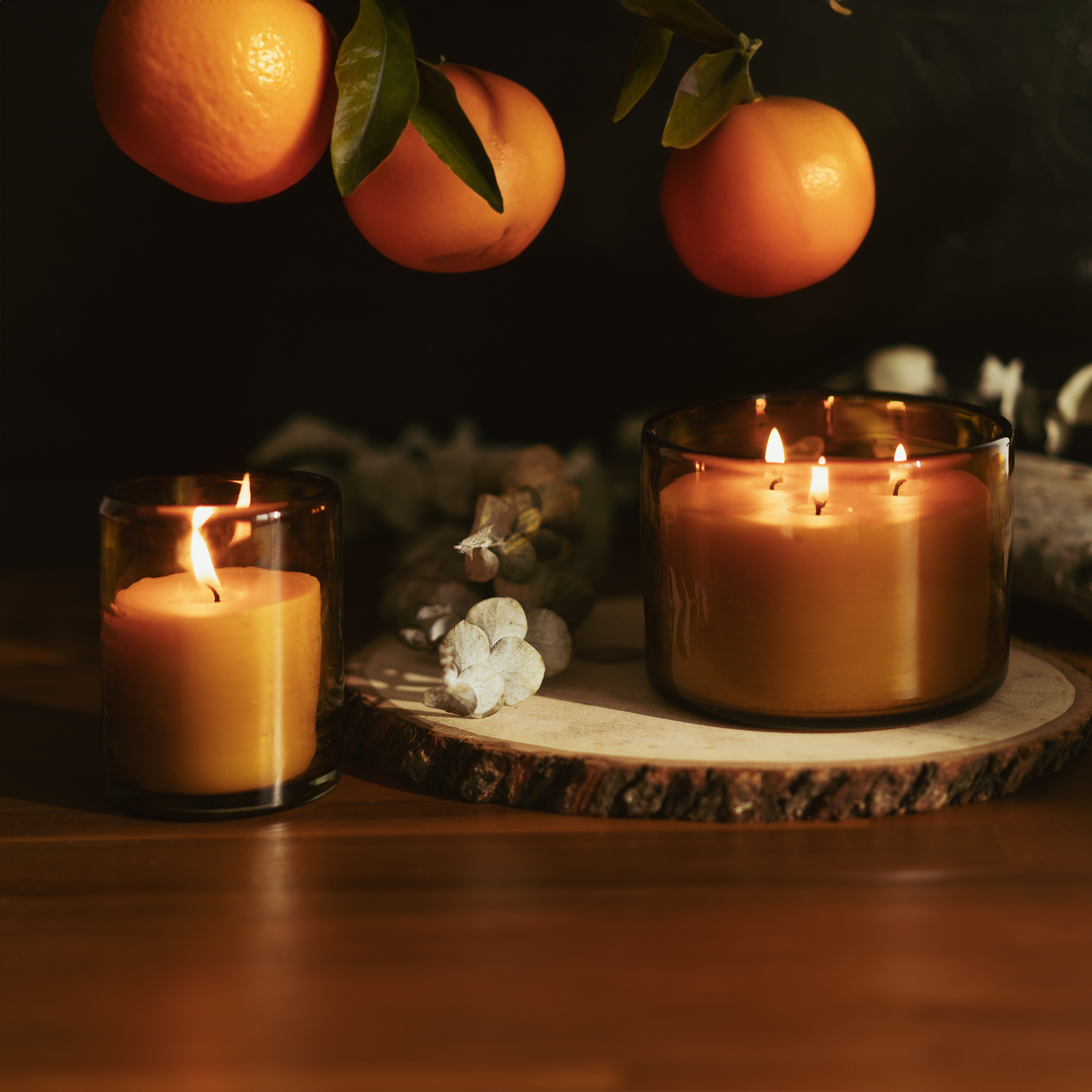beeswax candles scented with essential oils bluecorn
