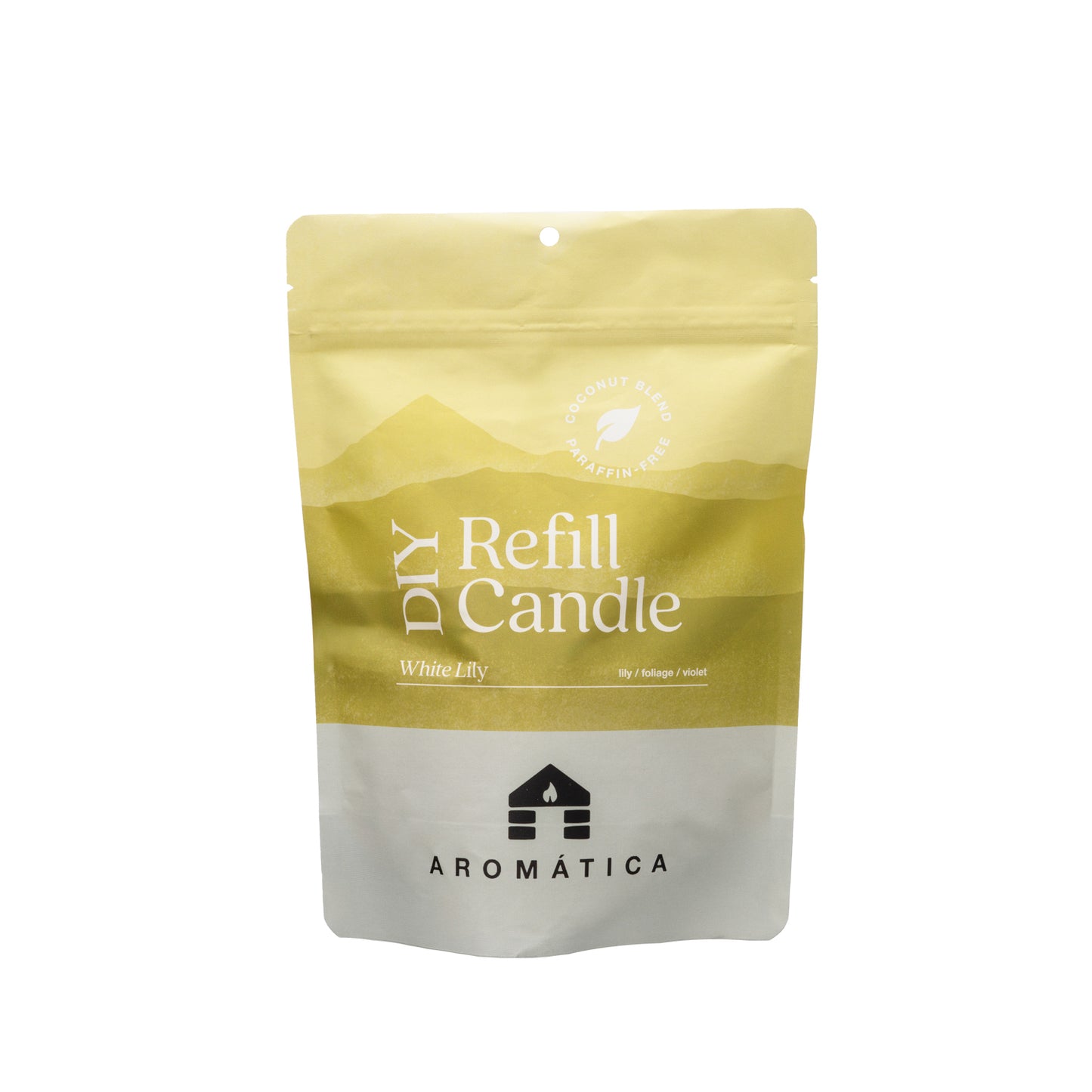white lily scented refill candle bluecorn aromática