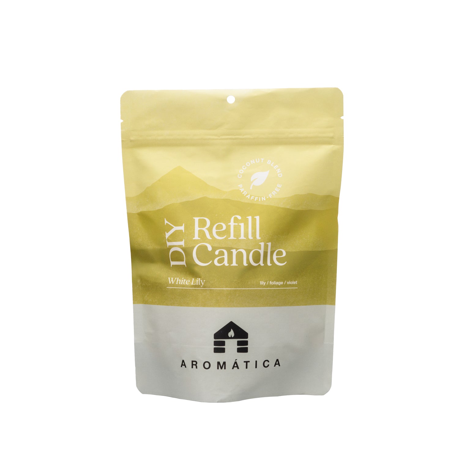 white lily scented refill candle bluecorn aromática