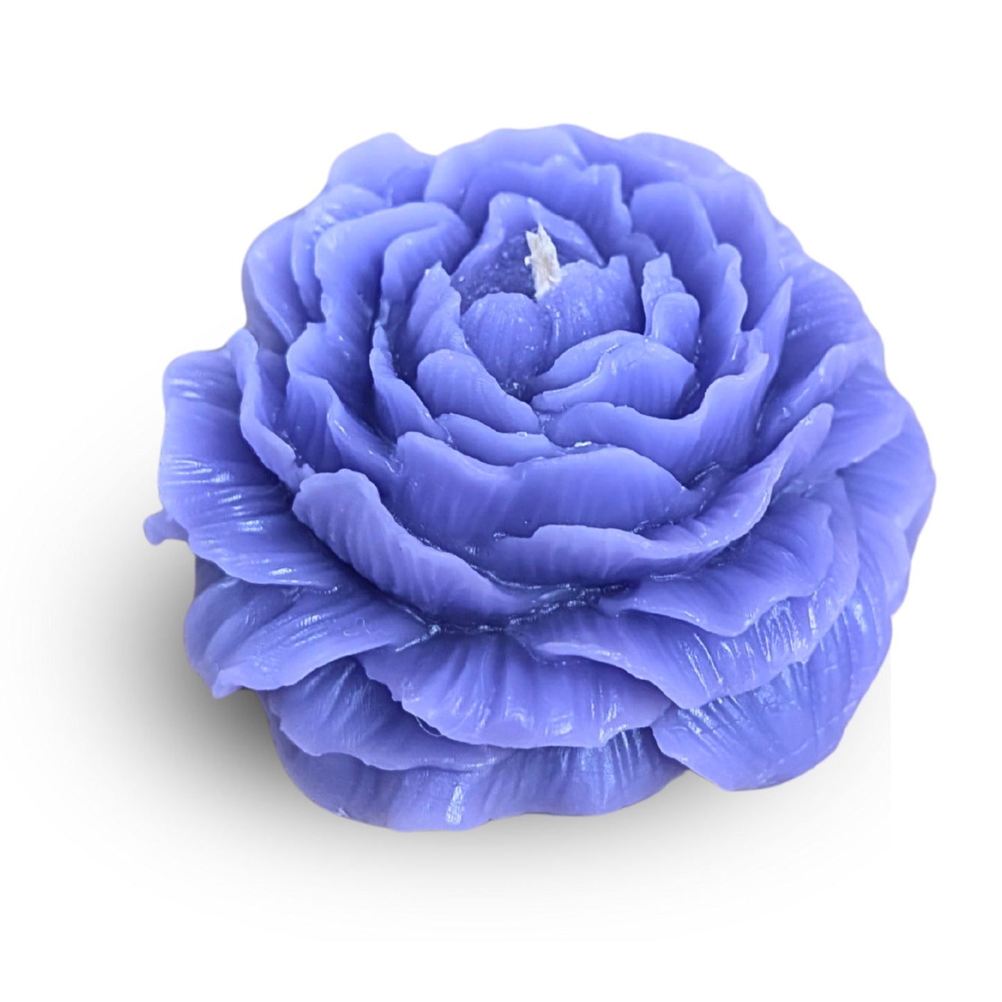 Peony Shaped Beeswax Candle