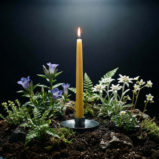 Hand-Dipped Beeswax Taper Candles - Bulk 4-Pair Bundle