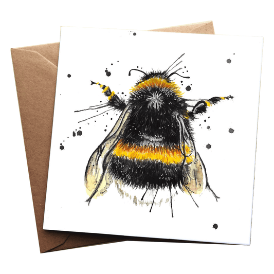 Bumble Bee Greeting Card - Bluecorn Candles
