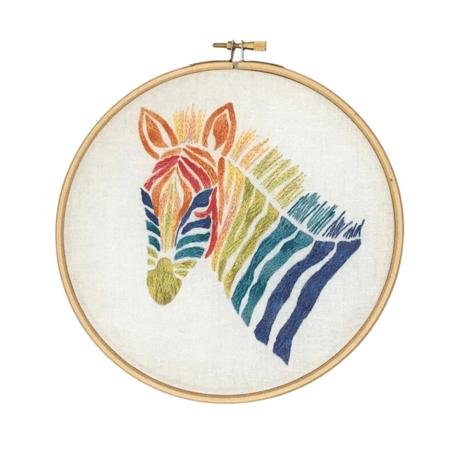 Embroidery Kit - Zebra - Bluecorn Candles