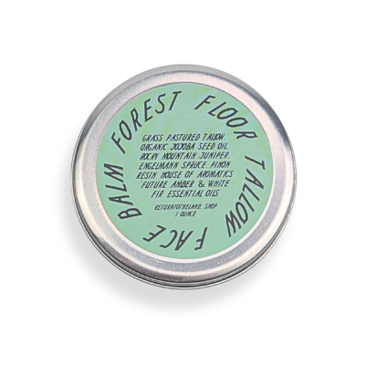 Tallow Face Balm – Forest Floor | Grass-Fed, Regeneratively Pastured | 1 oz