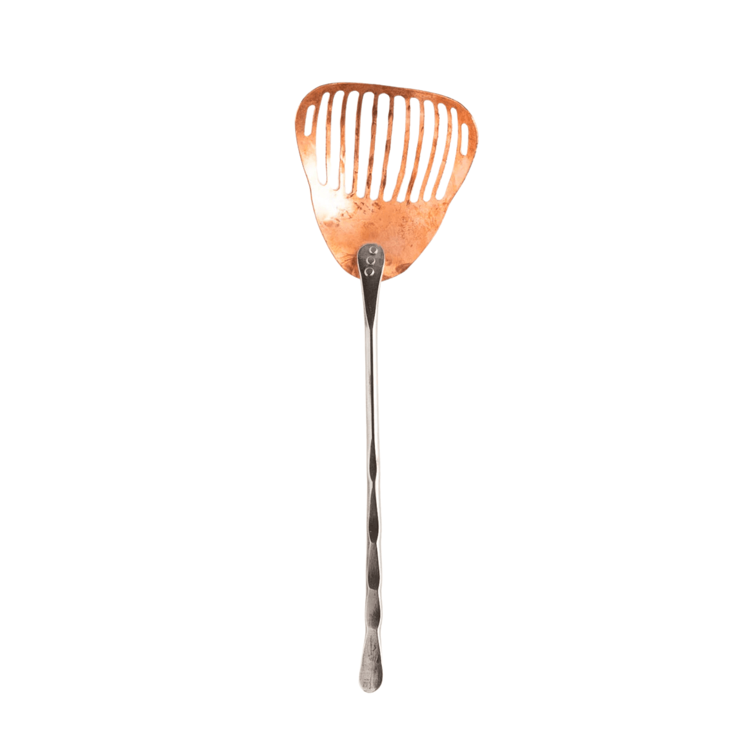 Hand-Forged Slotted Serving Spoon - Bluecorn Candles