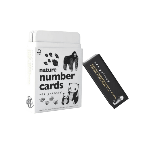 Nature Number Cards - Bluecorn Candles