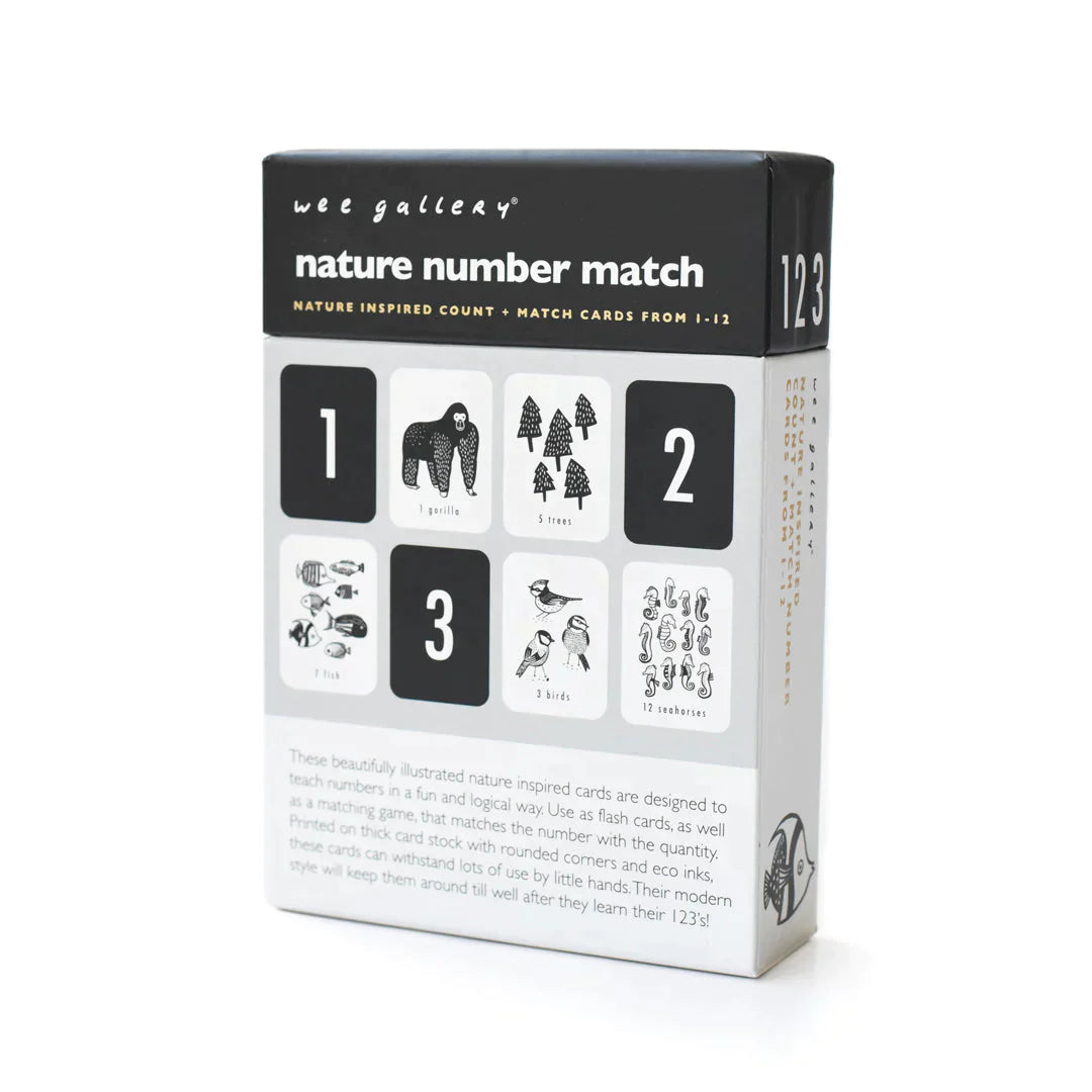 Nature Number Cards - Bluecorn Candles