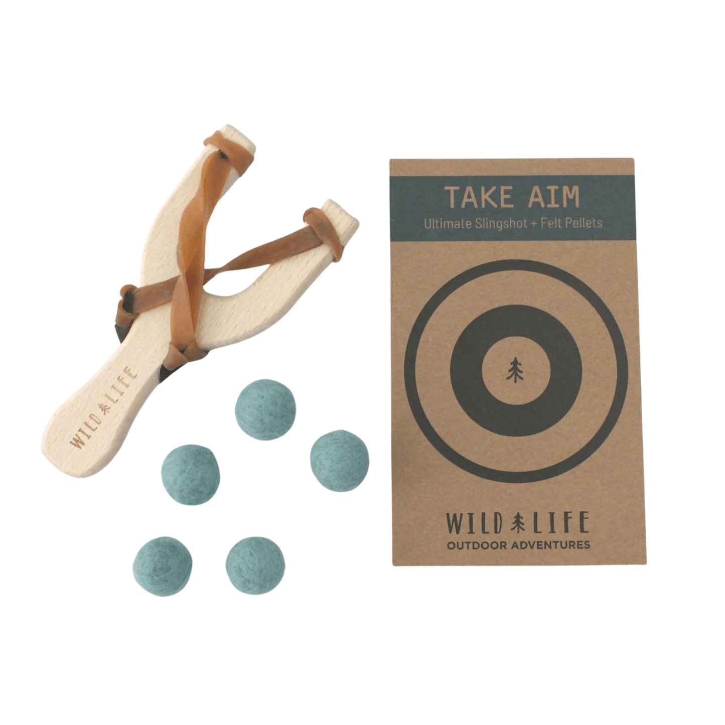 Slingshot & Felt Pellet Kit - Bluecorn Candles