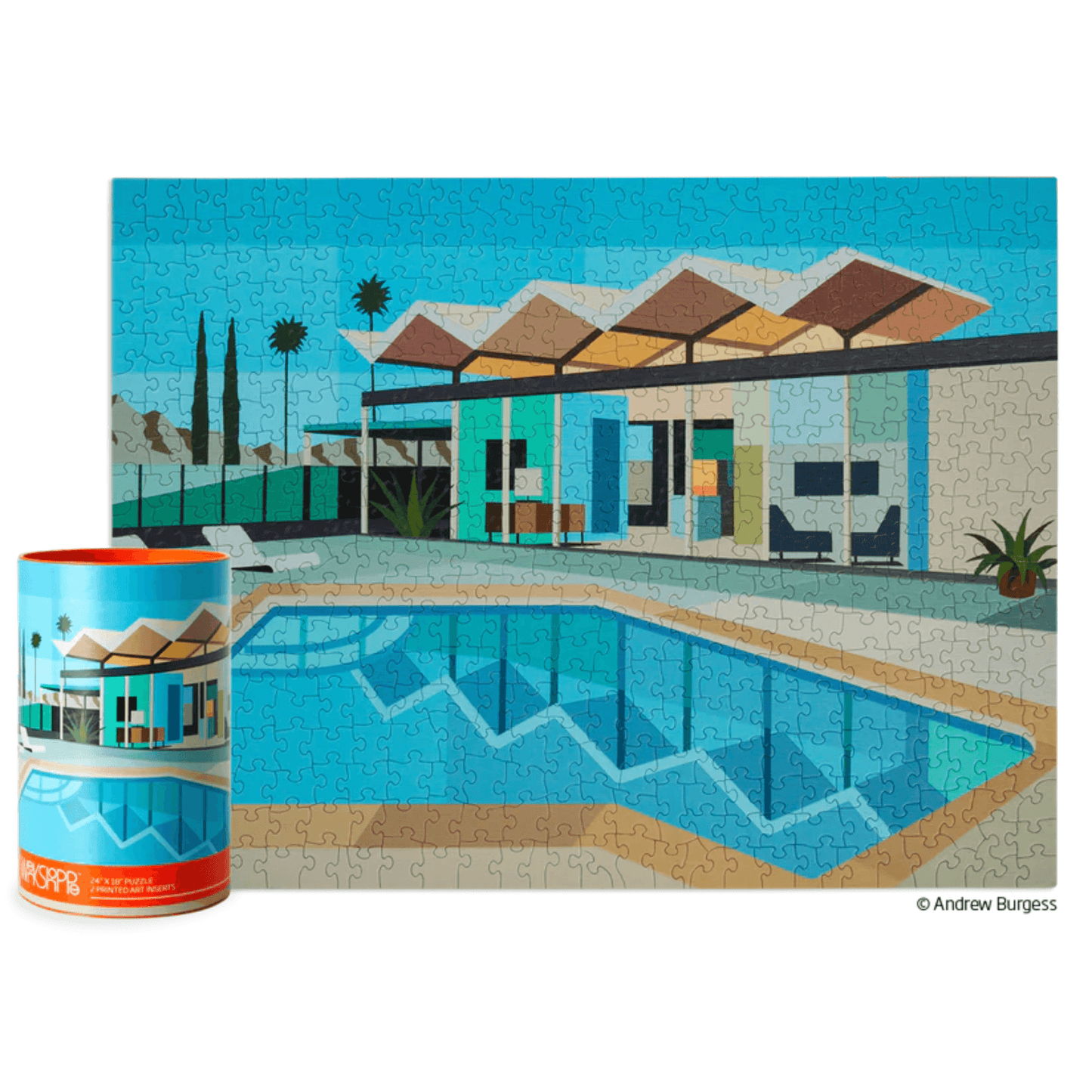 Steel House | 500 Piece Jigsaw Puzzle - Bluecorn Candles