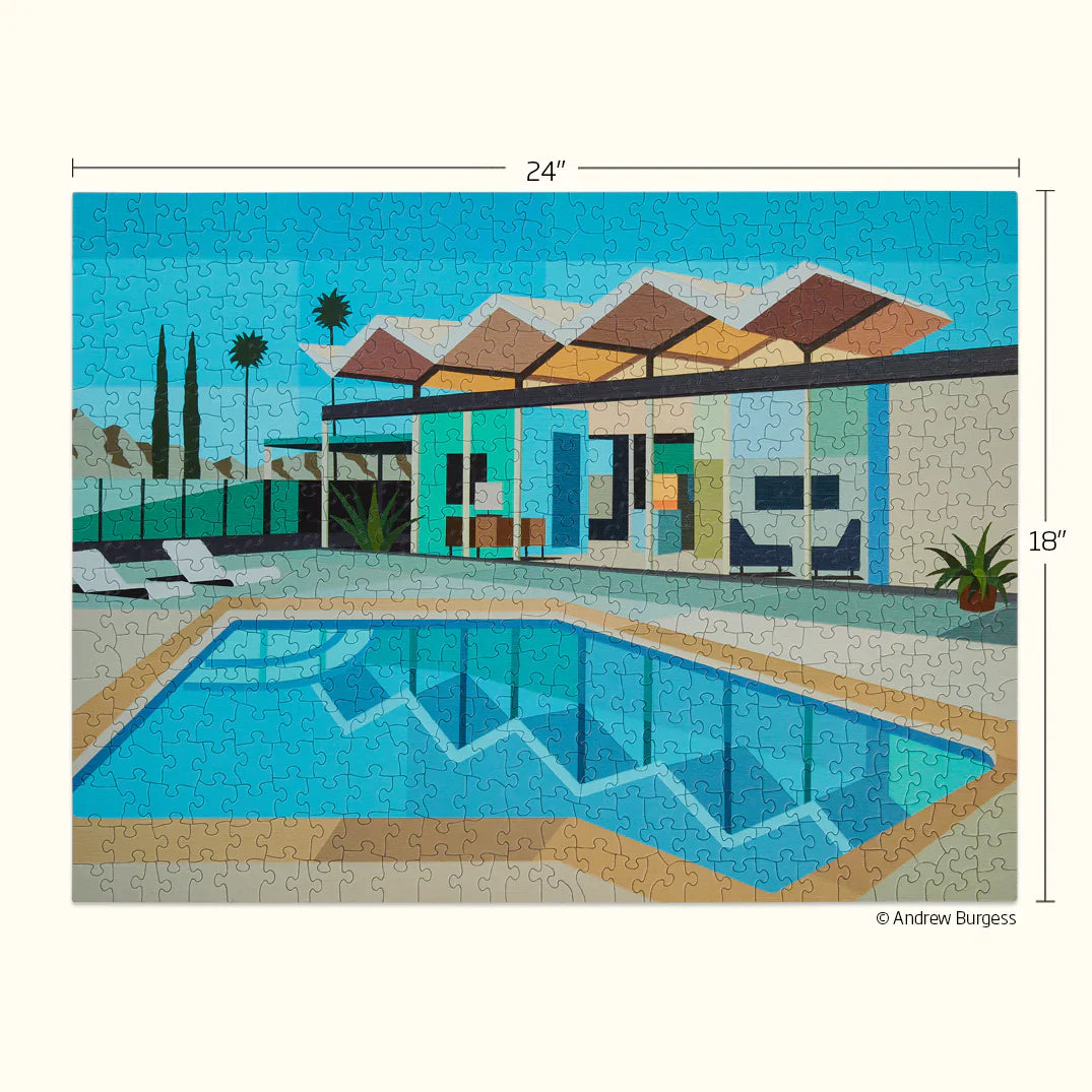 Steel House | 500 Piece Jigsaw Puzzle - Bluecorn Candles