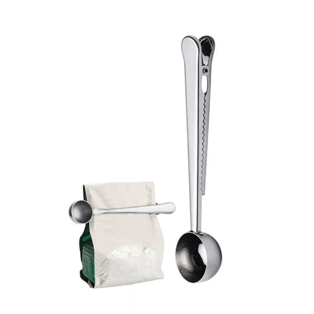 Two-In-One Coffee Spoon & Clip - Bluecorn Candles