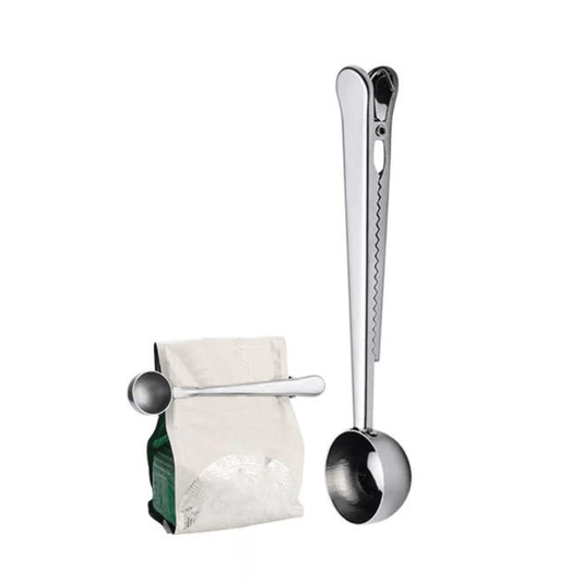 Two-In-One Coffee Spoon & Clip - Bluecorn Candles