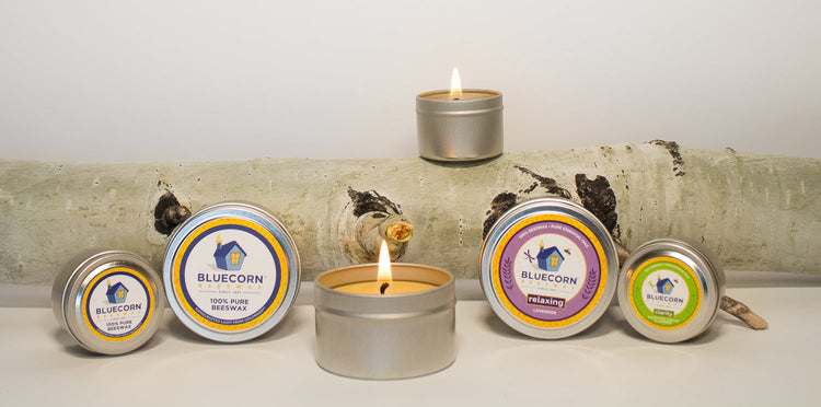 Travel Tin Beeswax Candles
