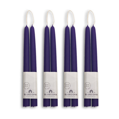 Clearance - Hand-Dipped Beeswax Taper Candles - 4 Pair