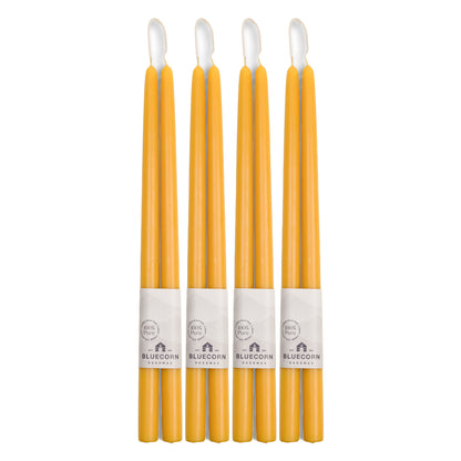 tall beeswax candles bluecorn beeswax taper candles