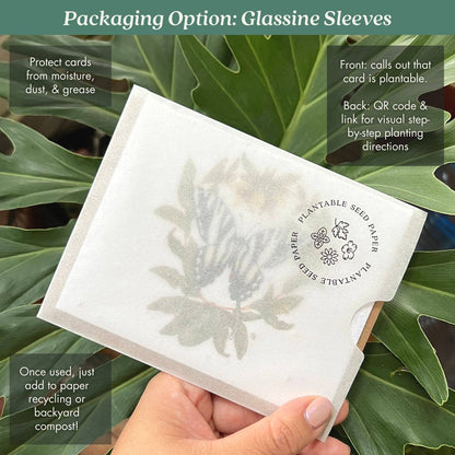 Rabbit Gathering Herbs | Plantable Herb Seed Card
