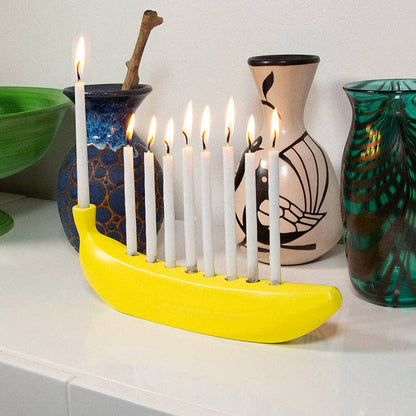 Banorah - Banana Shaped Menorah