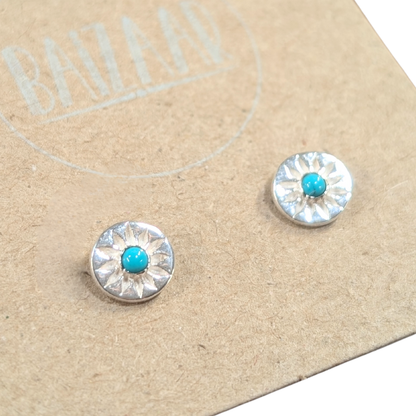 Compass Rose Stud Earrings
