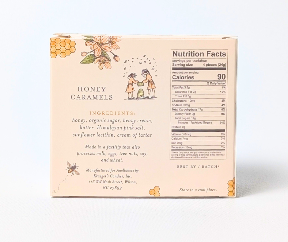 Hand Crafted Honey Caramels