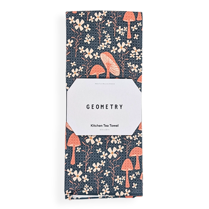 Mushroom Grove Tea Towel