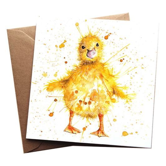 Duckling Greeting Card - Bluecorn Candles