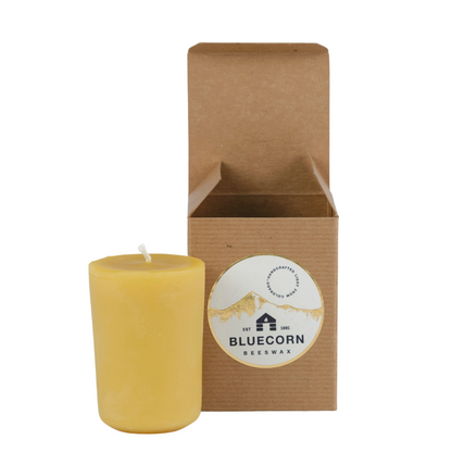 Pure Beeswax - Heavy Glass Candle - 8.5 oz - Clearance