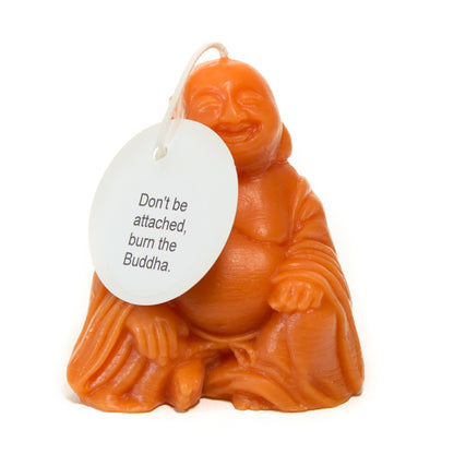 Pure Beeswax Buddha Candle