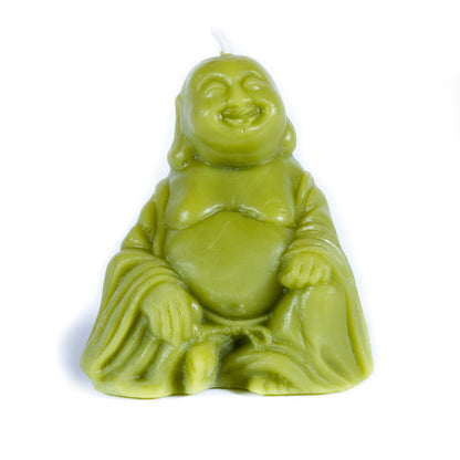 Pure Beeswax Buddha Candle