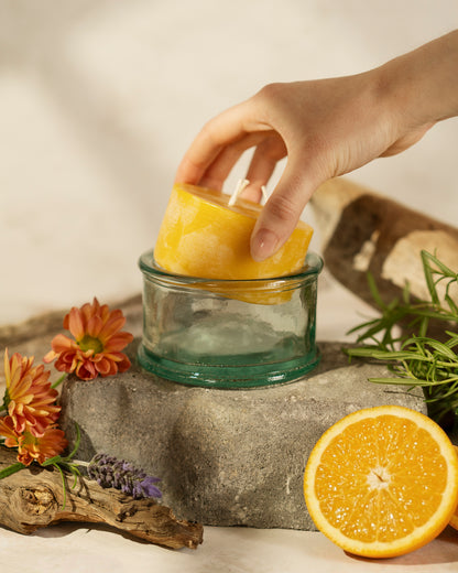 Botanica Beeswax Scented Candle - 3-Wick