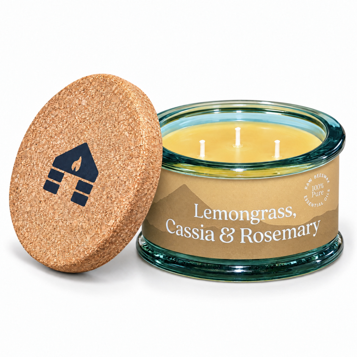 Botanica Beeswax Scented Candle - 3-Wick