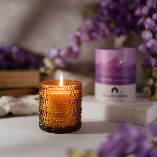 Mountain Lilac Scented Candle - Aromática – Bluecorn Candles
