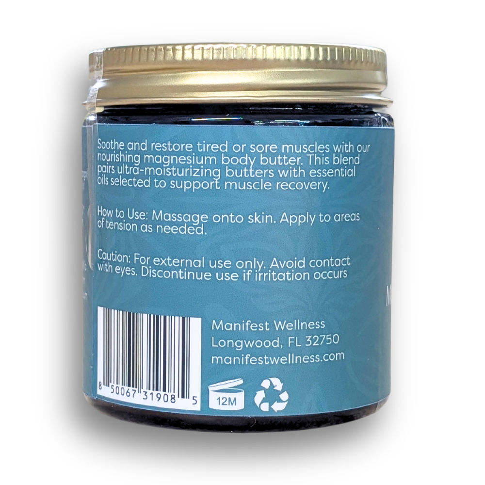 Organic Magnesium Muscle Body Butter