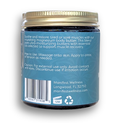 Organic Magnesium Muscle Body Butter