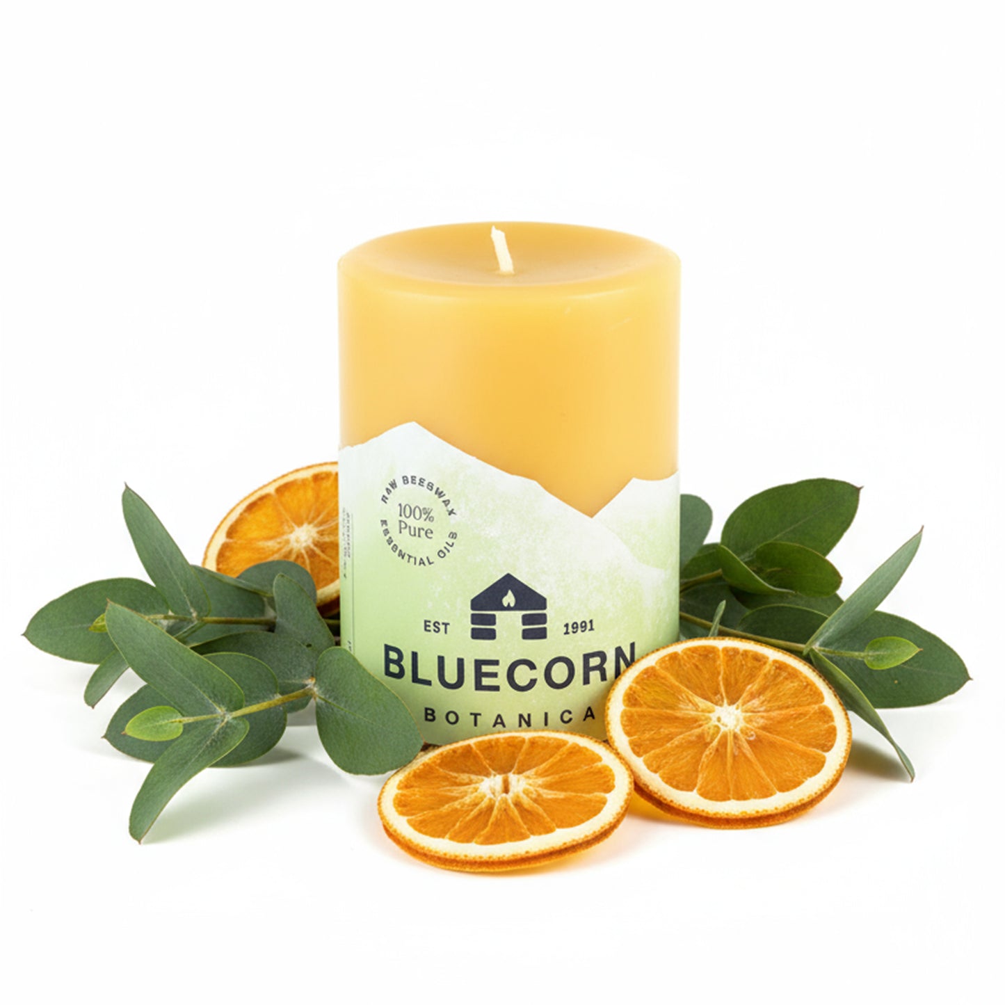 Botanica Beeswax - Scented Pillar Candle