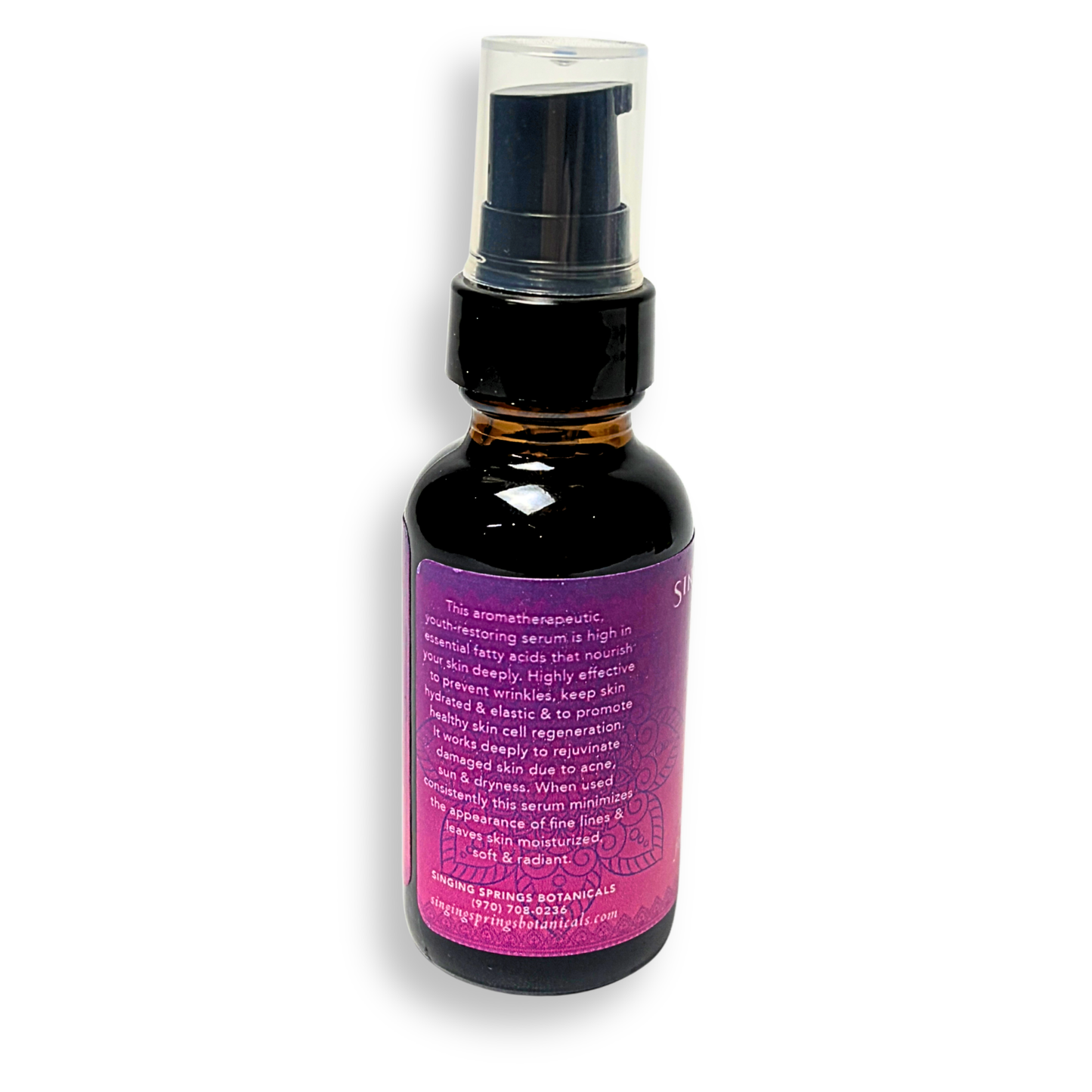 botanical facial serum bottle singing springs bluecorn handmade colroado