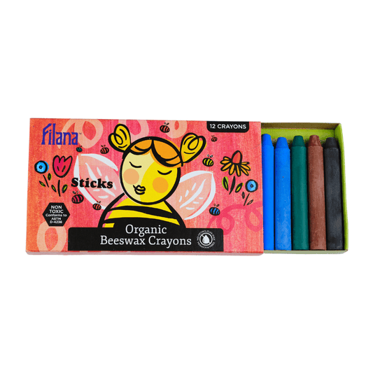 Beeswax Crayons l 12 Count - Bluecorn Candles