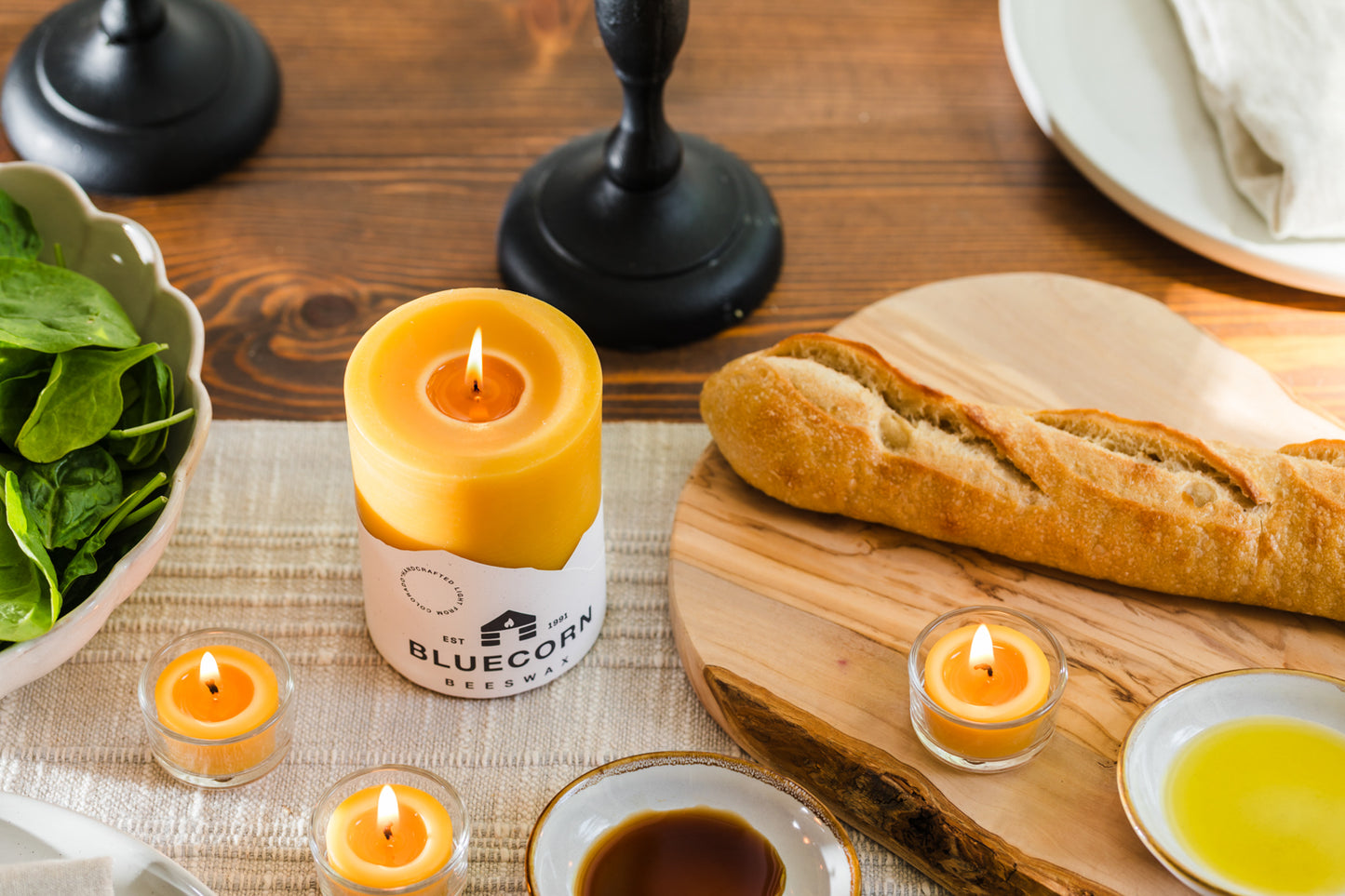 Pure Beeswax Tea Light Candles