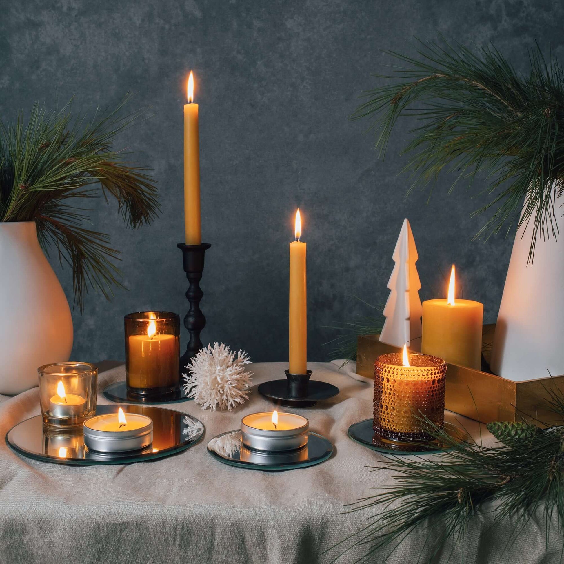 bluecorn handmade candles for christmas pure beeswax candles and scented wax candles