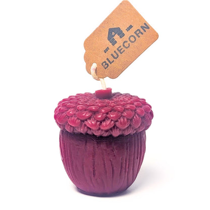 Acorn Shaped Beeswax Candle