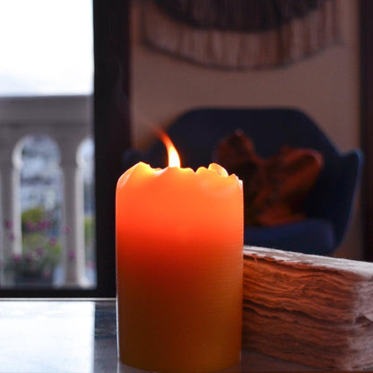 Botanica Beeswax - Scented Pillar Candle - Bluecorn Candles