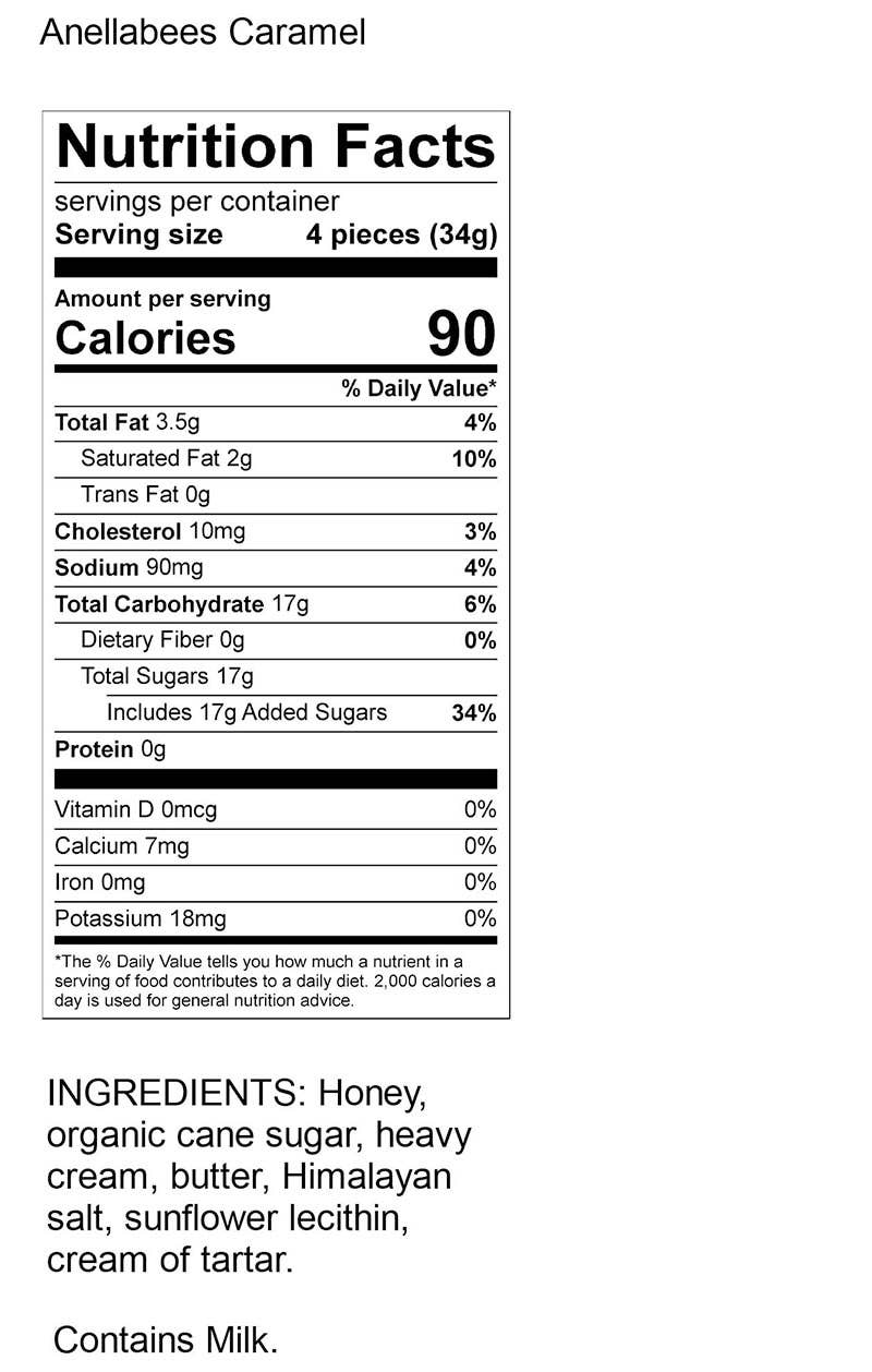 Hand Crafted Honey Caramels