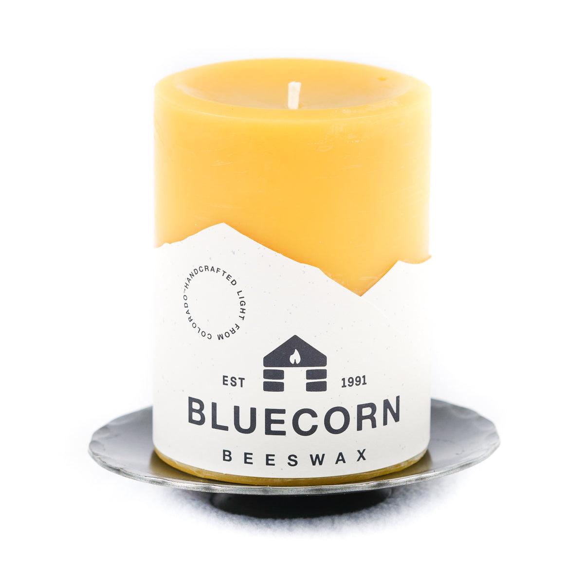 Clearance - Forged Pillar Base - Bluecorn Candles