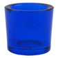 Cobalt recycled glass votive candle holder