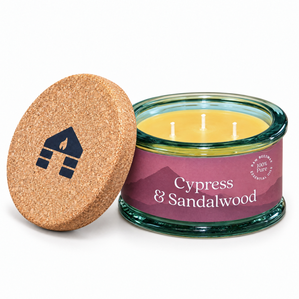 Botanica Beeswax Scented Candle - 3-Wick