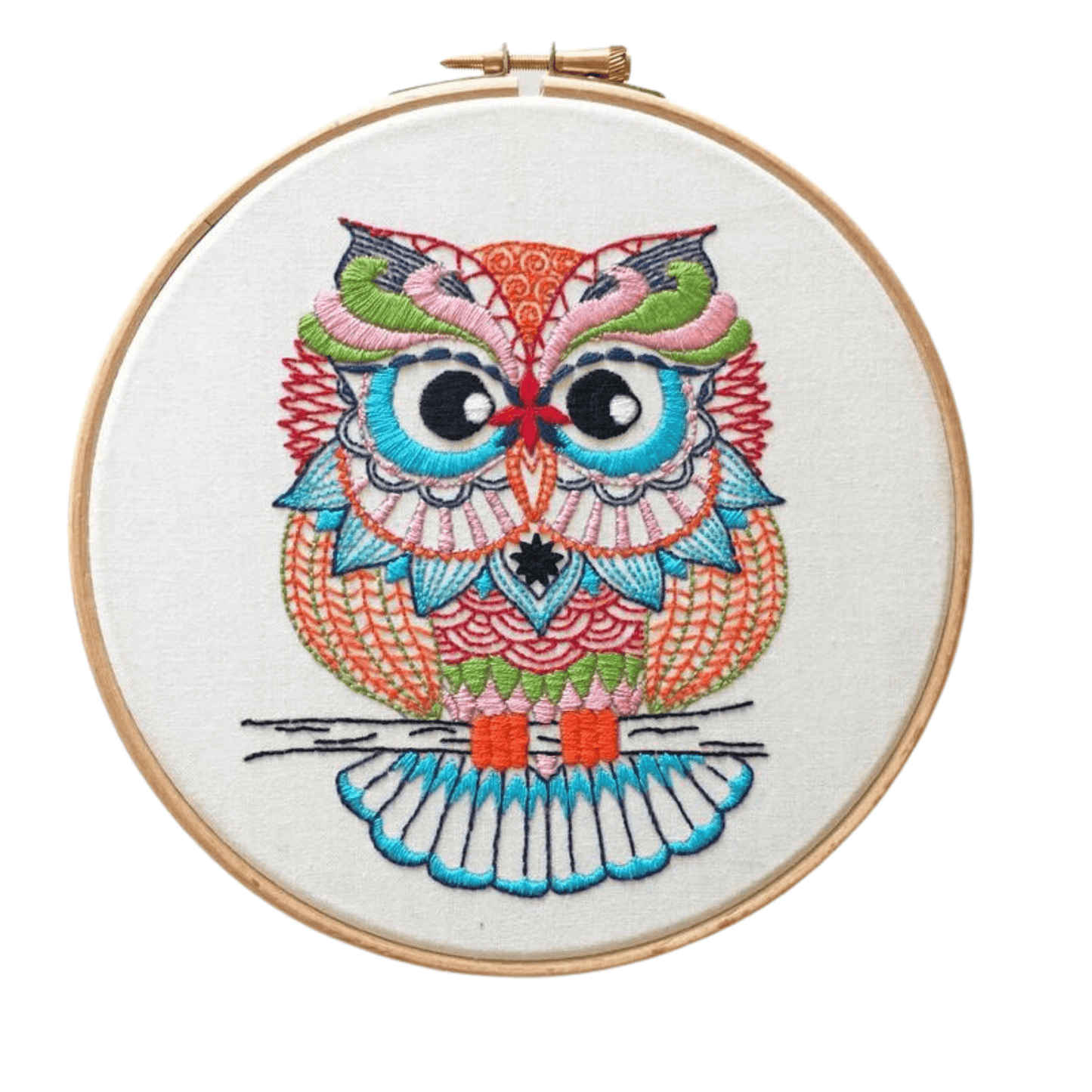 Embroidery Kit - Owl - Bluecorn Candles
